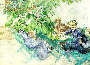 Carl Larsson under kastanjen-kastanjen blommar china oil painting artist